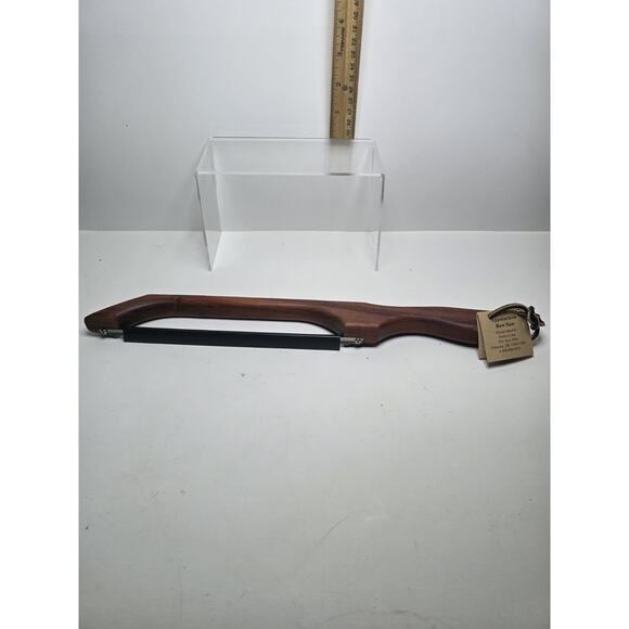 Appalachian Bow Saw Handcrafted By Robert Linn Cherry Wood New - Picture 1 of 6